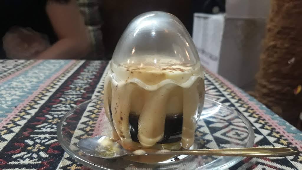 The Egg Coffee has an unique visual